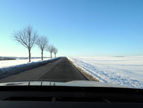 Winter, watched through my windscreen by Torben Victor Schmidt
