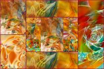 Collage Farbenfroh 1 von claudiag