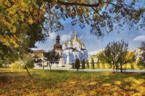 St Michael's Gold-domed Monastery, Kiev, Ukraine by Graham Prentice