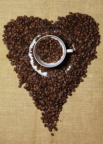 Coffee Beans Heart von Falko Follert