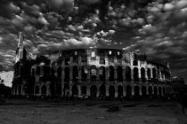 The darkness of the colosseum by Simone Pompei