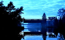 Blaue Stunde am Kanal von alana