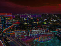 Water Park Convention Center Tropical Landscape Digital Art by Blake Robson