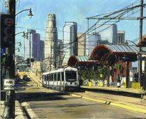 1st Street Train Station LA by Randy Sprout