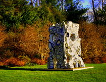 SCULPTURE IN PEPSI COLA PARK OF WESTCHESTER.NY by Maks Erlikh