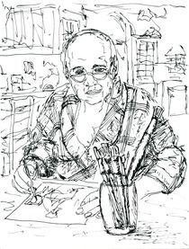 Self Portrait in my Kitchen by Randy Sprout