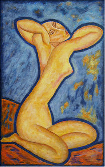 Nude II - Inspired by Modigliani by Igor Shrayer