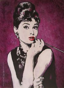 Audrey Hepburn - Breakfast by Eric Dee