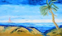 Windswept Palm  by Warren Thompson