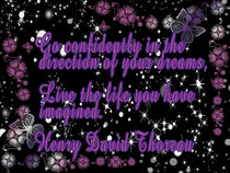 Go Confidently, Dream by regalrebeldesigns