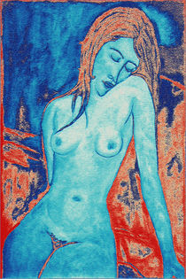 Blue Nude III by Igor Shrayer