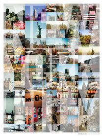 NEW YORK CITY MONTAGE - TYPE by Darren Martin