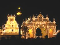 Mysore Palace Gate by Usha Shantharam