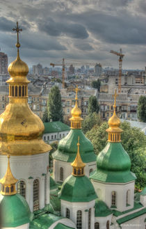 Goldene Kuppel von Kiew von Iryna Mathes