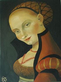Cranach's lady by Olga Duka