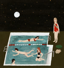 Nightswimming by Angela Dalinger