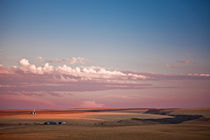 Wheat farm at sunset von Michael Kloth