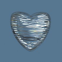 Chrome Heart - Slate Blue von Philip Roberts