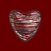 Chrome Heart - Deep Red von Philip Roberts