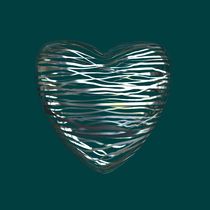 Chrome Heart Teal by Philip Roberts