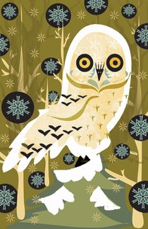 Forest Owl von regalrebeldesigns
