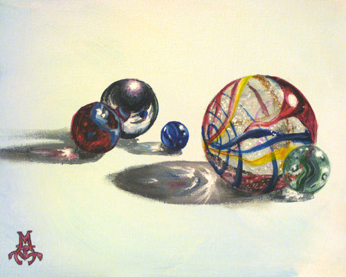 Glass-marbles