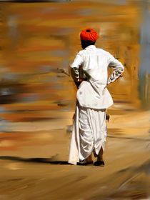 Turban Man by Usha Shantharam