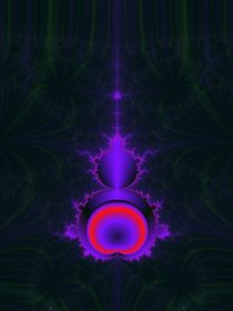 Mandelbrot in Purple and Red by objowl