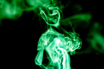 Smoky Lady in Green by Buster Brown Photography