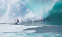 Pipeline Pro Contest Banzai Pipeline North Shore Oahu Hawaii by Kevin W.  Smith