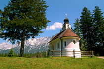 Chapel at Lautersee Bavaria Germany by Kevin W.  Smith