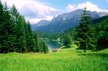 Lautersee Bavarian Alps Germany by Kevin W.  Smith