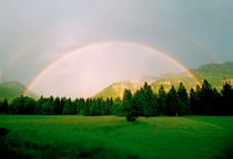 Oberau Rainbow Bavaria Germany von Kevin W.  Smith