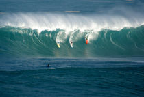 Eddie Would Go Big Wave Contest Waimea Bay Hawaii by Kevin W.  Smith