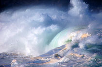 Waimea Bay Shorebreak Surf North Shore Oahu Hawaii by Kevin W.  Smith