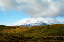 Summer Snow Mt. Ruapehu North Island New Zealand by Kevin W.  Smith
