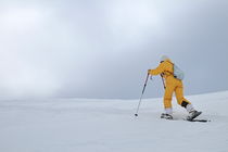 Woman snowshoeing von Sami Sarkis Photography