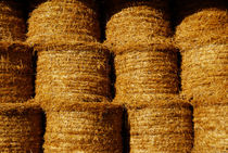 Haystacks in pile by Sami Sarkis Photography