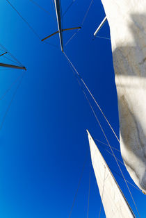Sails on blue sky by Sami Sarkis Photography