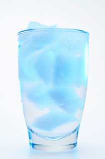 Ice cubes in glass by Sami Sarkis Photography