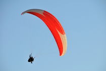 Paraglider in air by Sami Sarkis Photography