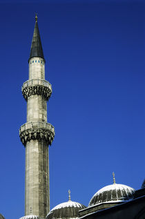 Minarets and dome roof of the Suleymaniye Mosque by Sami Sarkis Photography