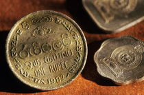 One sri lankan rupee coin. by Sami Sarkis Photography
