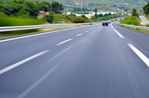 Speeding cars on A6 highway by Sami Sarkis Photography