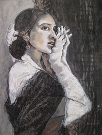 Portrait Maria Callas by Marion Hallbauer