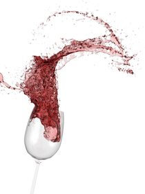 Red wine splash von Nicola Laurino