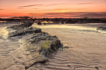 North Beach Sunset Ardrossan by Paul messenger