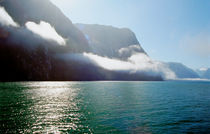 Morning Mist Milford Sound South Island New Zealand by Kevin W.  Smith