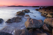 Portencross jetty Sunset by Paul messenger