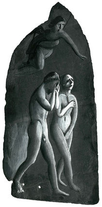 Die Vertreibung aus dem Paradies (nach Masaccio) by Istvan  Seidel